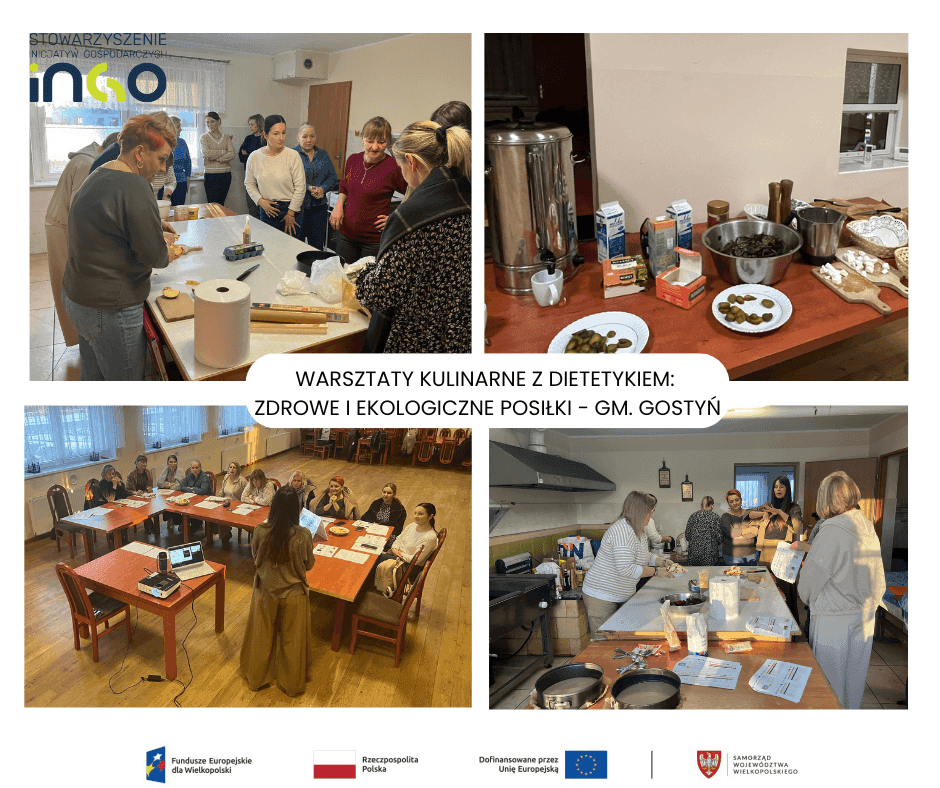 Gotowanie łączy ludzi - wyjątkowy czas pełen smaków i kulinarnych ciekawostek! - Projekt realizowany przez Stowrzyszenie Inicjatyw Gospodarczych inGo